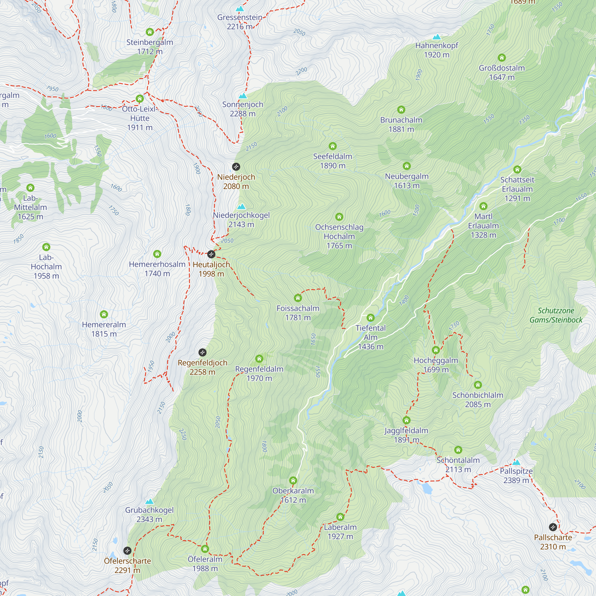 Foissachalm map