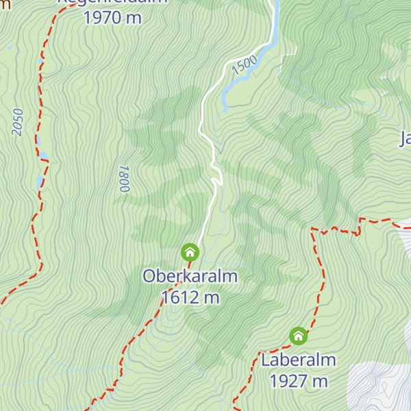 Map of Weingrubhütte