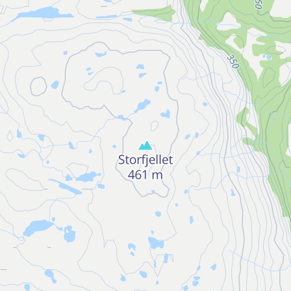 Map of Storfjellet