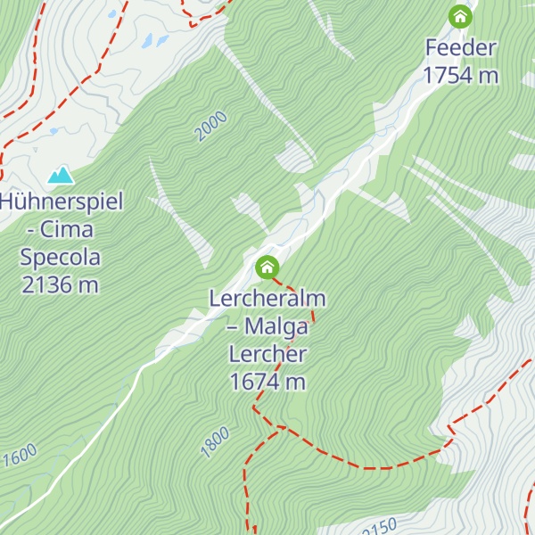 Map of Lercheralm – Malga Lercher