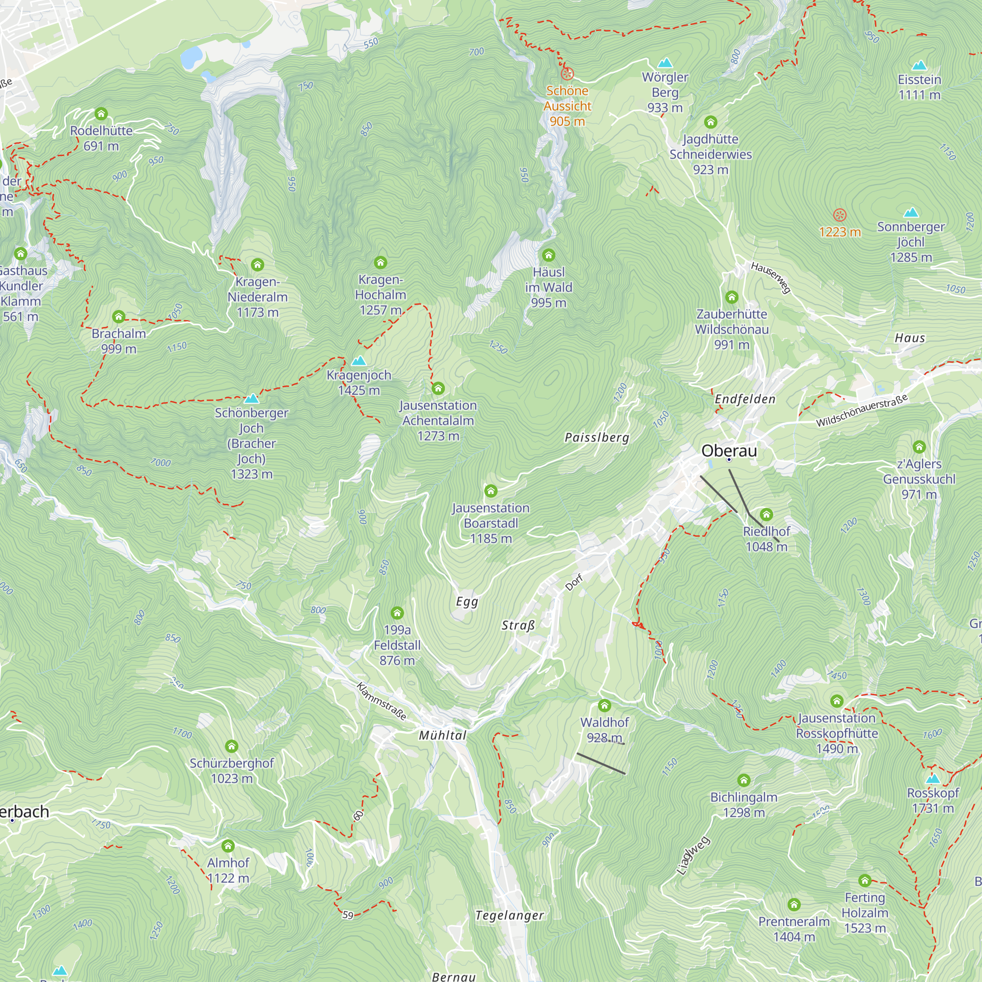 Jausenstation Boarstadl map