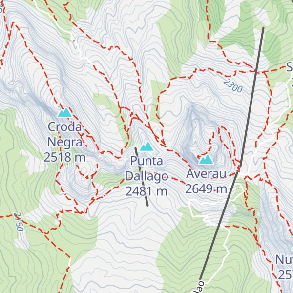 Map of Punta Dallago
