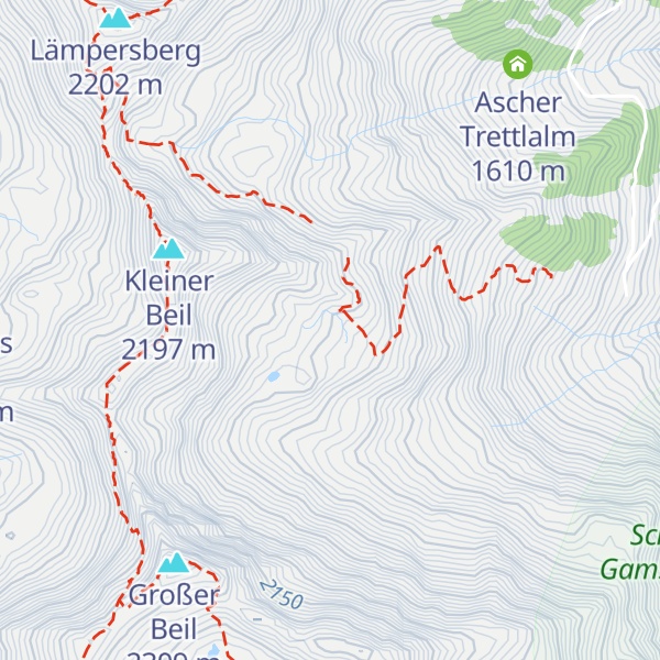Map of Seefeldalm Stall