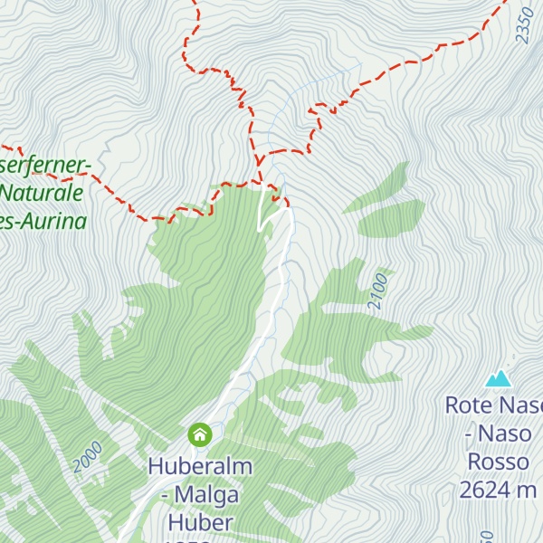 Map of Unterwanger Alm