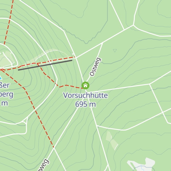 Map of Vorsuchhütte