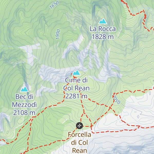 Map of Rifugio Attilio Tissi