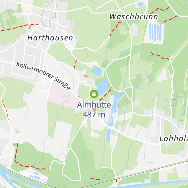 Map of Almhütte