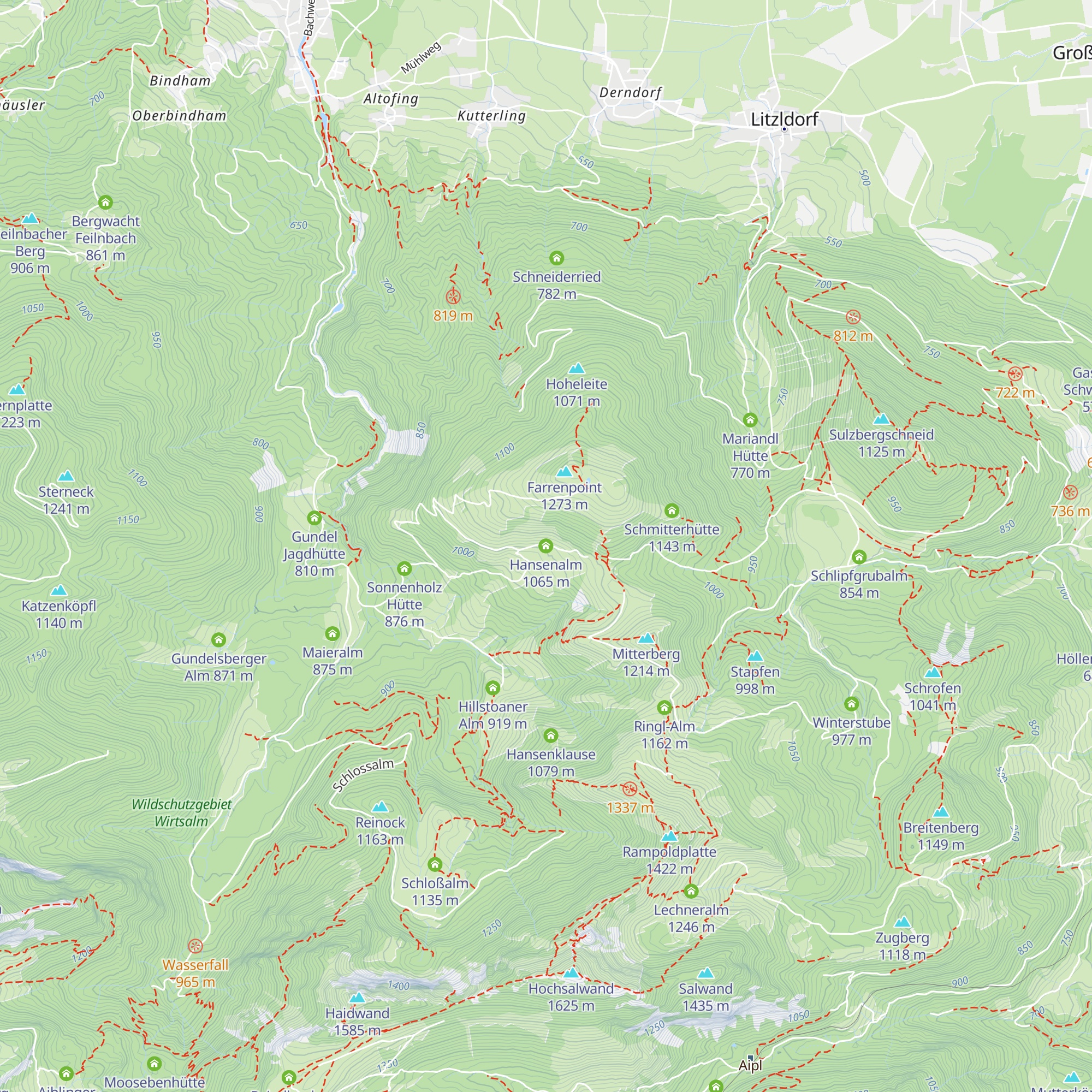 Hansenalm map
