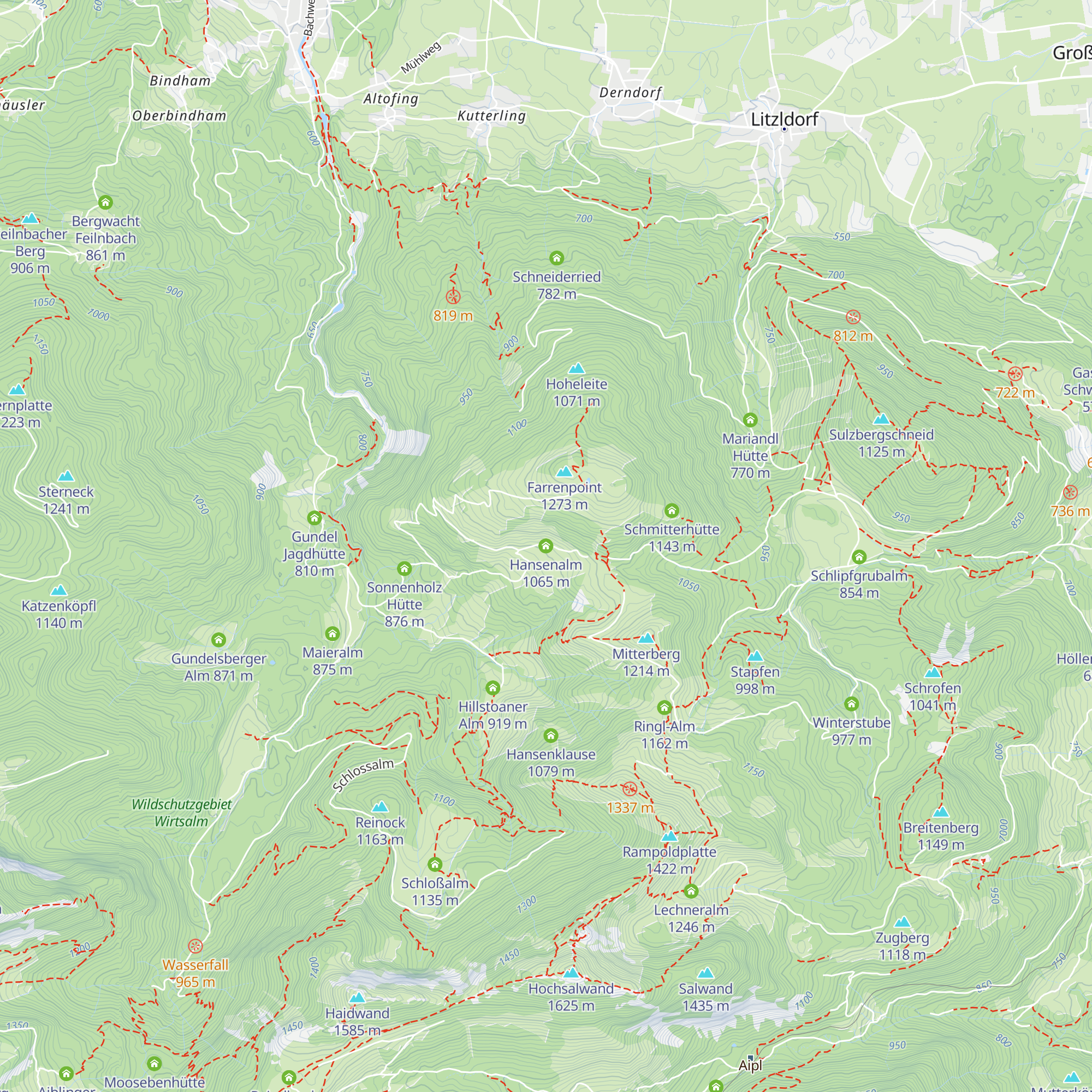 Hansenalm map