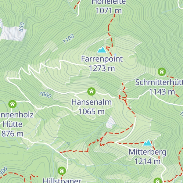 Map of Hansenalm
