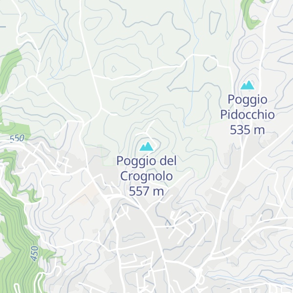 Map of Poggio del Crognolo