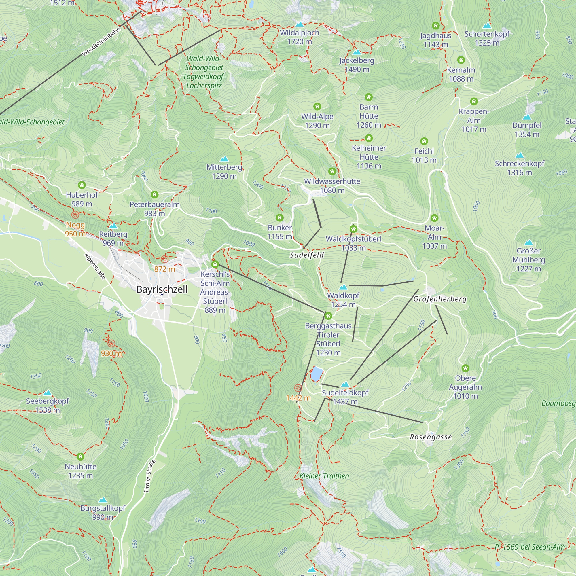 Alte Tanneralm map