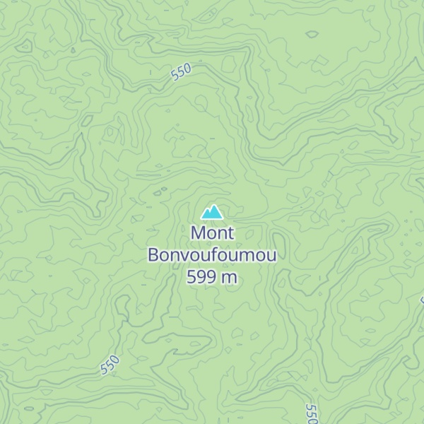 Map of Mont Bonvoufoumou