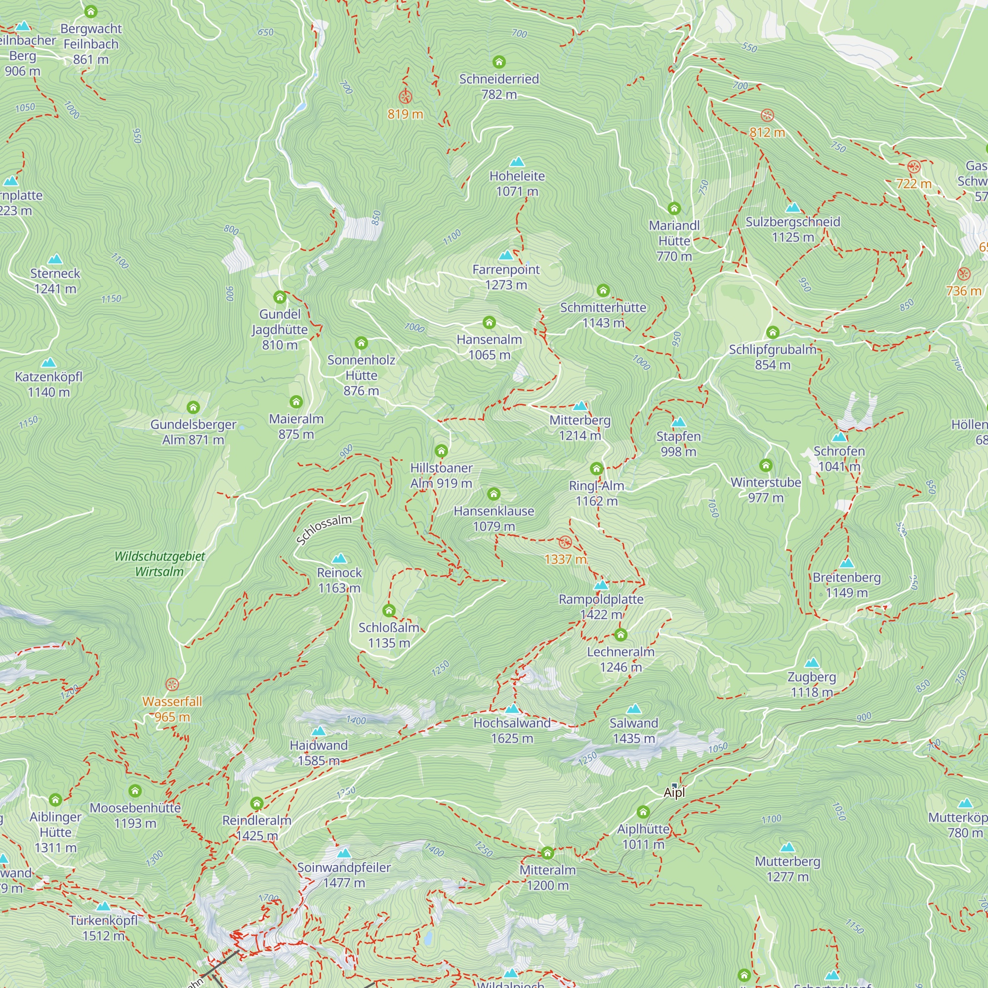 Hansenklause map