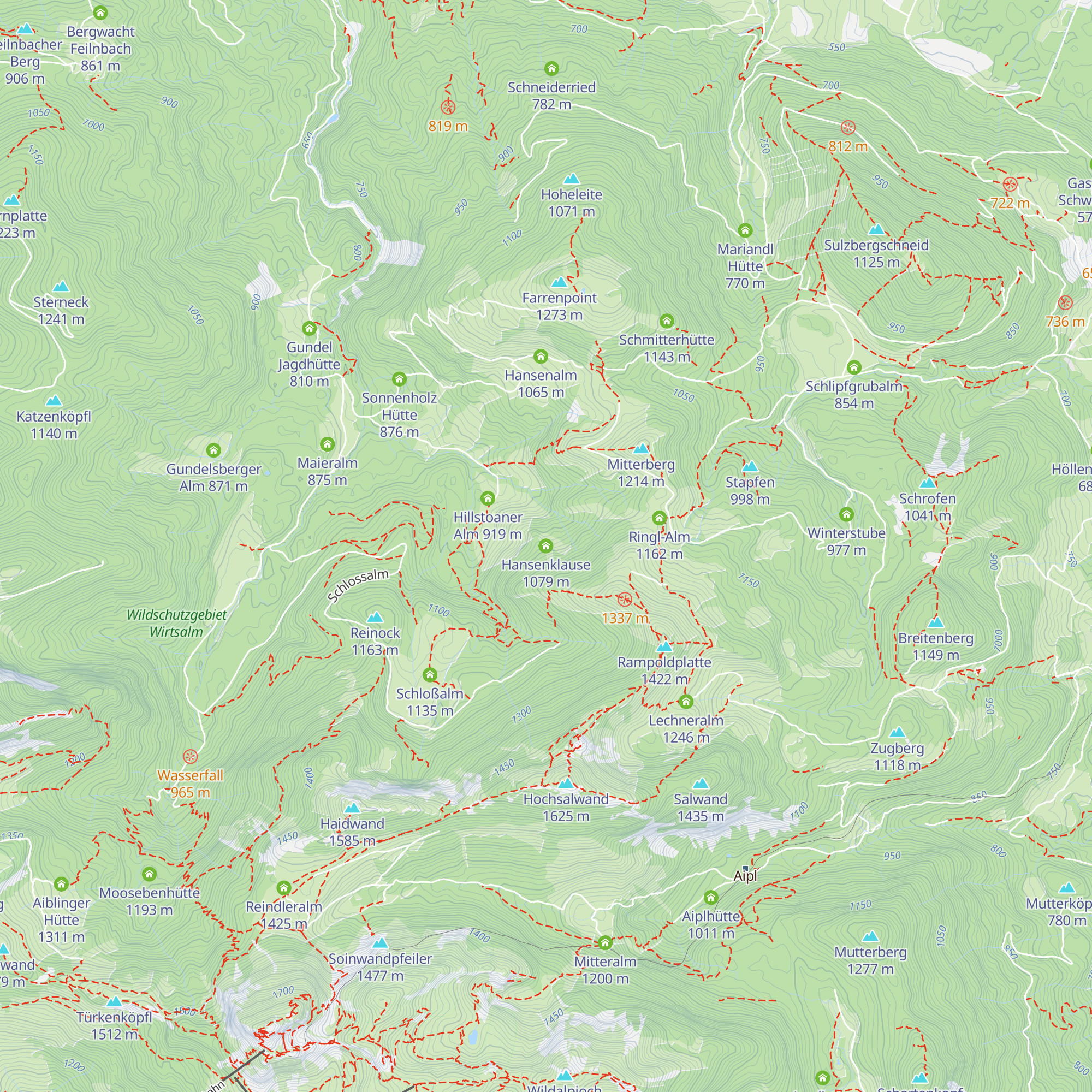 Hansenklause map