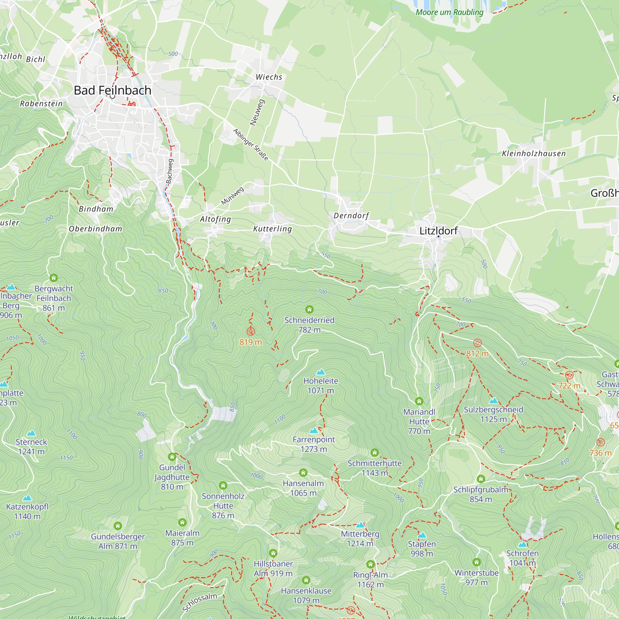 Schneiderried map