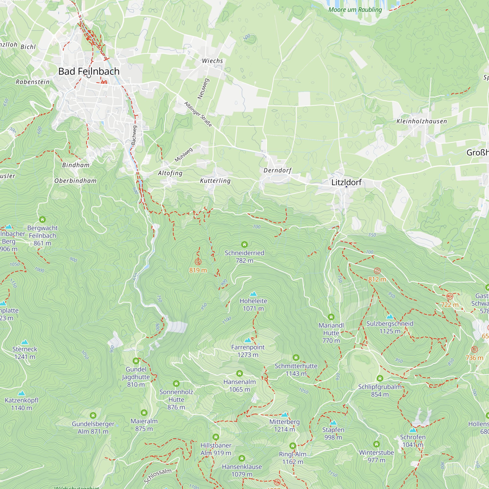 Schneiderried map