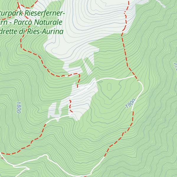 Map of Redensberger Alm