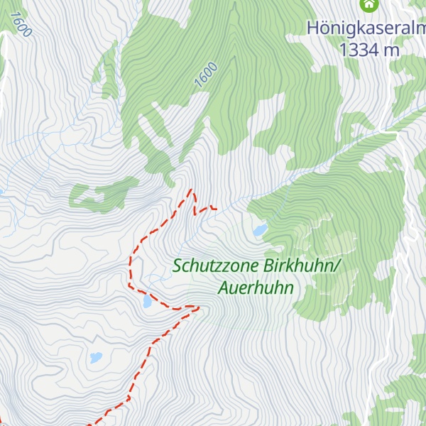 Map of Baumgartenalm