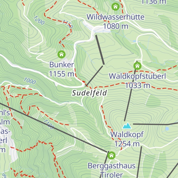 Map of Brösel Alm
