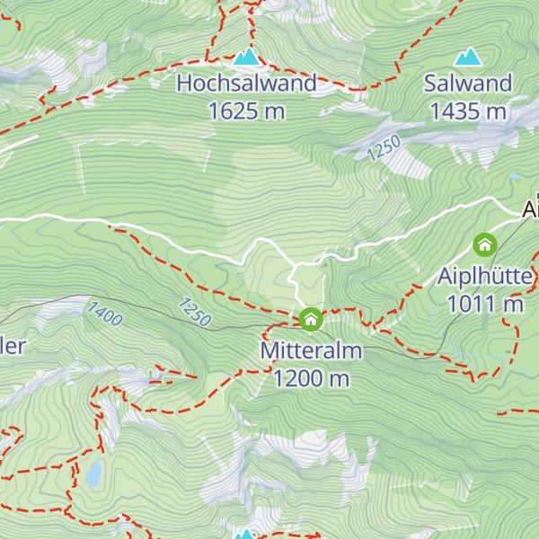 Map of Mail Alm