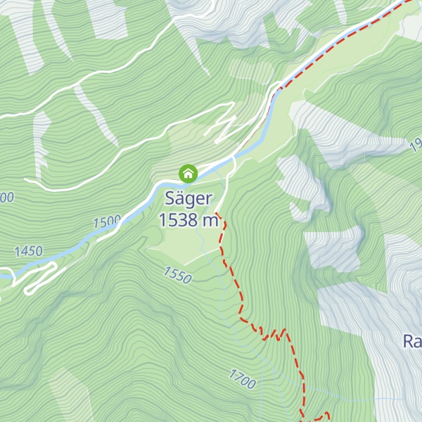 Map of Putzer Alm