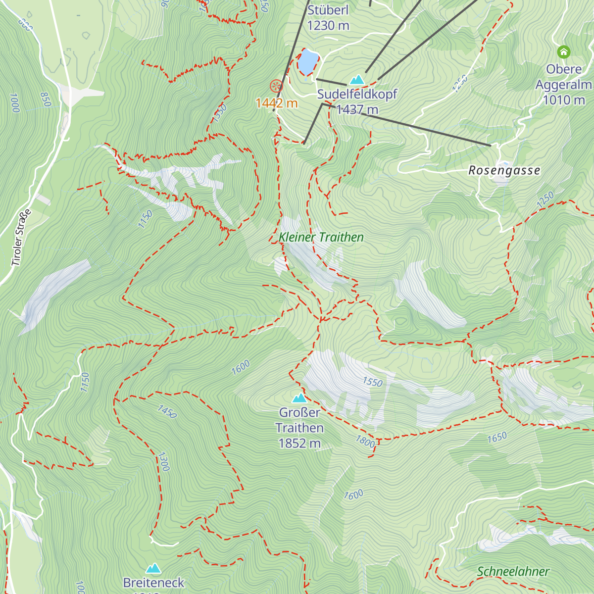 Fell-Alm map