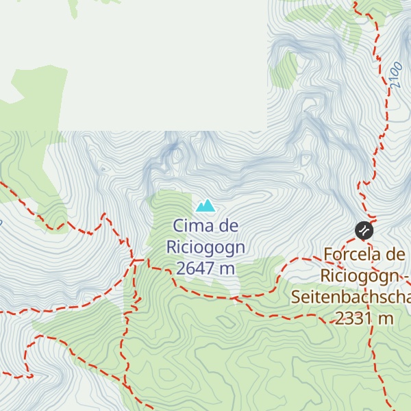 Map of Cima de Riciogogn