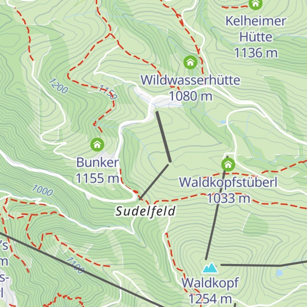 Map of Lainthaler Alm