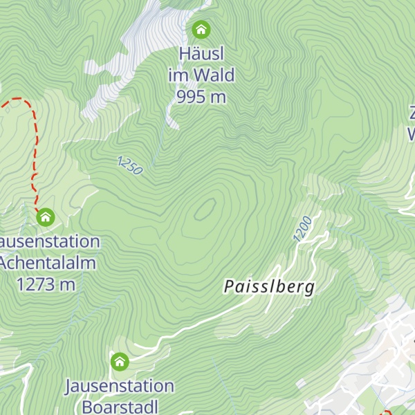 Map of Bemberger Joch