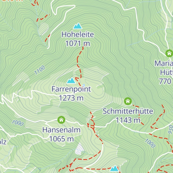 Map of Huberalm