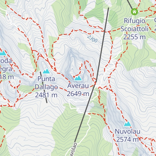 Map of Averau