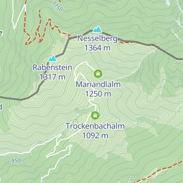 Map of Obere Trockenbachalm