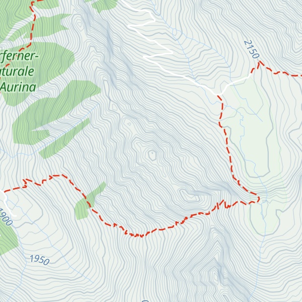 Map of Schönbergspitz - Belmonte