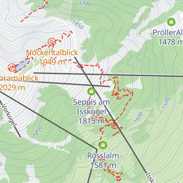 Map of Seppis am Isskogel