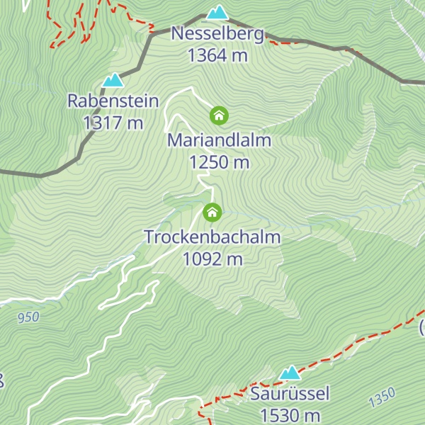 Map of Trockenbachalm