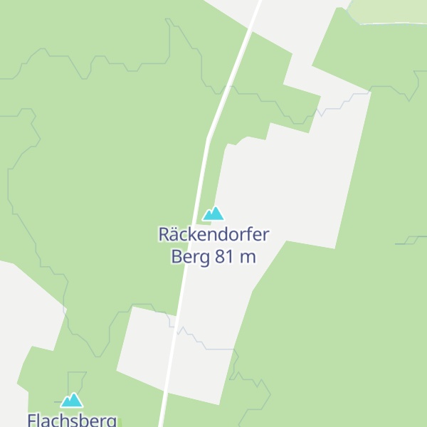 Map of Räckendorfer Berg