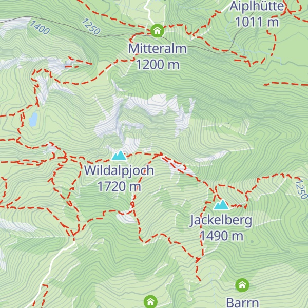 Map of Kaserwand
