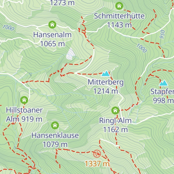 Map of Antretteralm