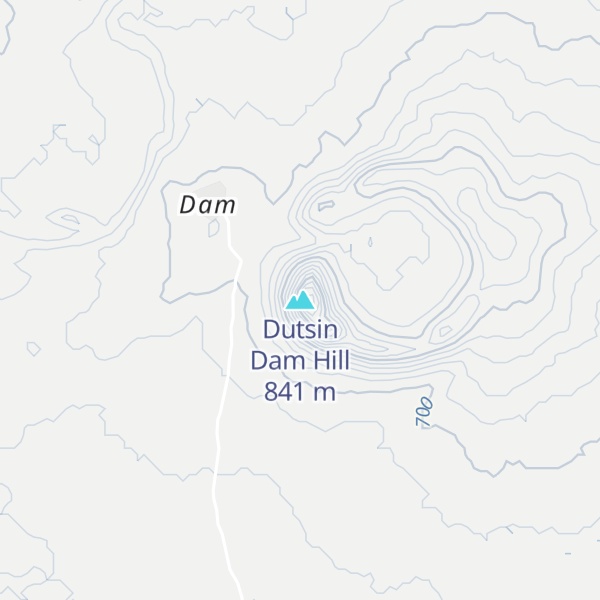 Map of Dutsin Dam Hill