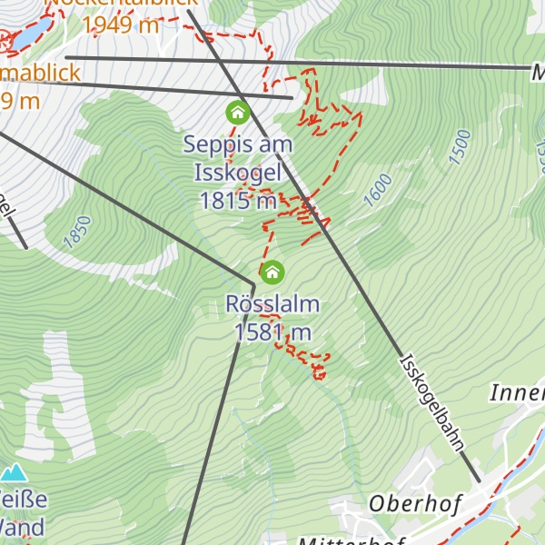 Map of Rösslalm