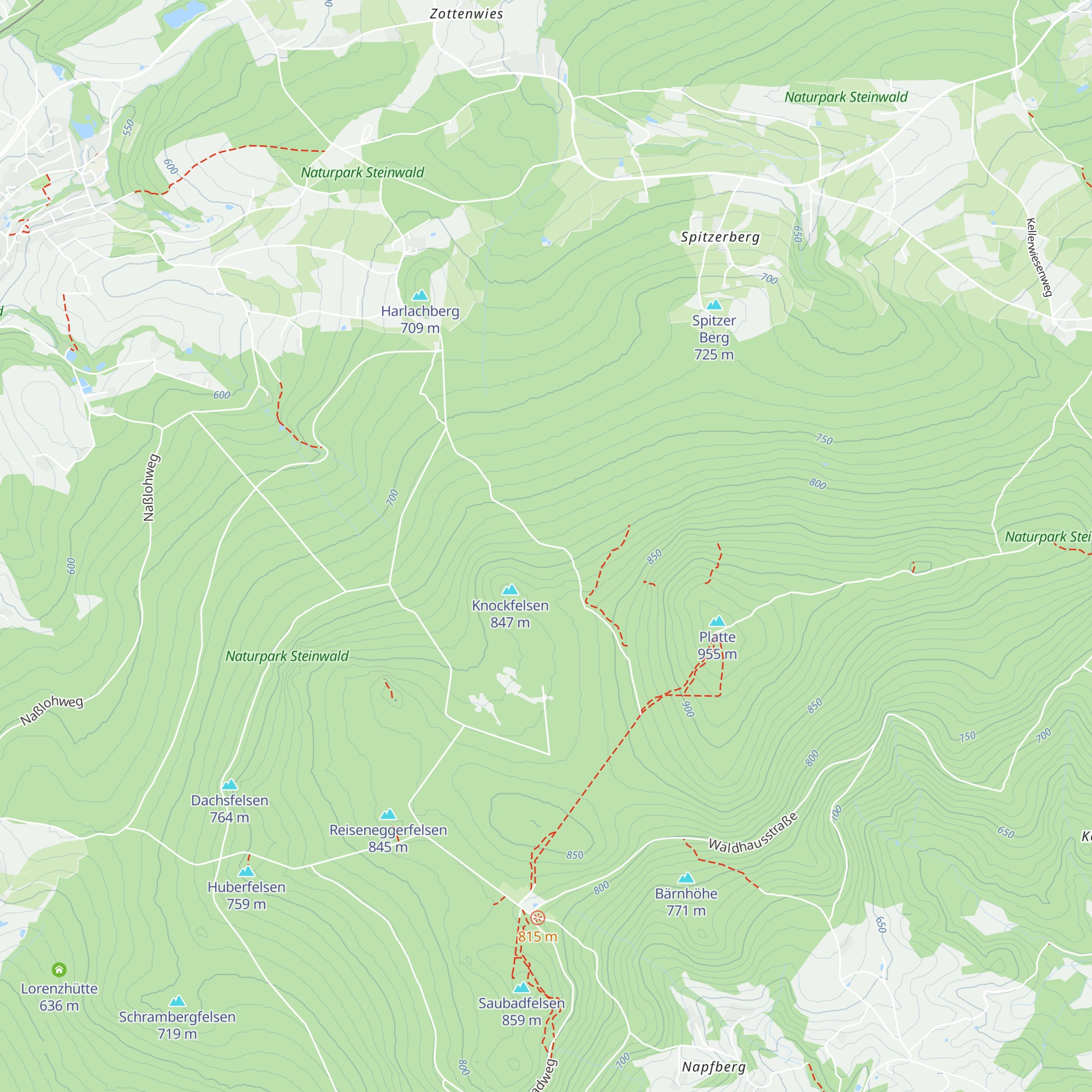 Wolfschlaghütte map