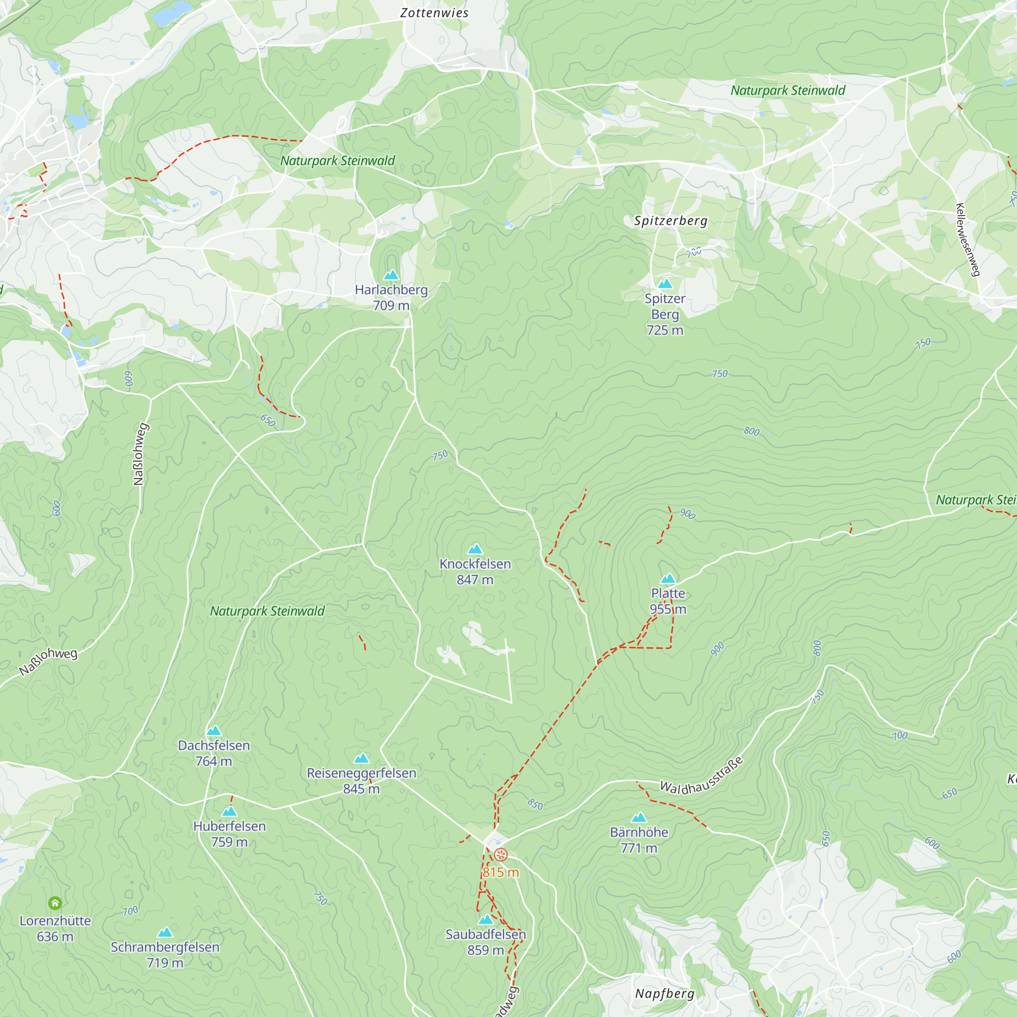 Wolfschlaghütte map