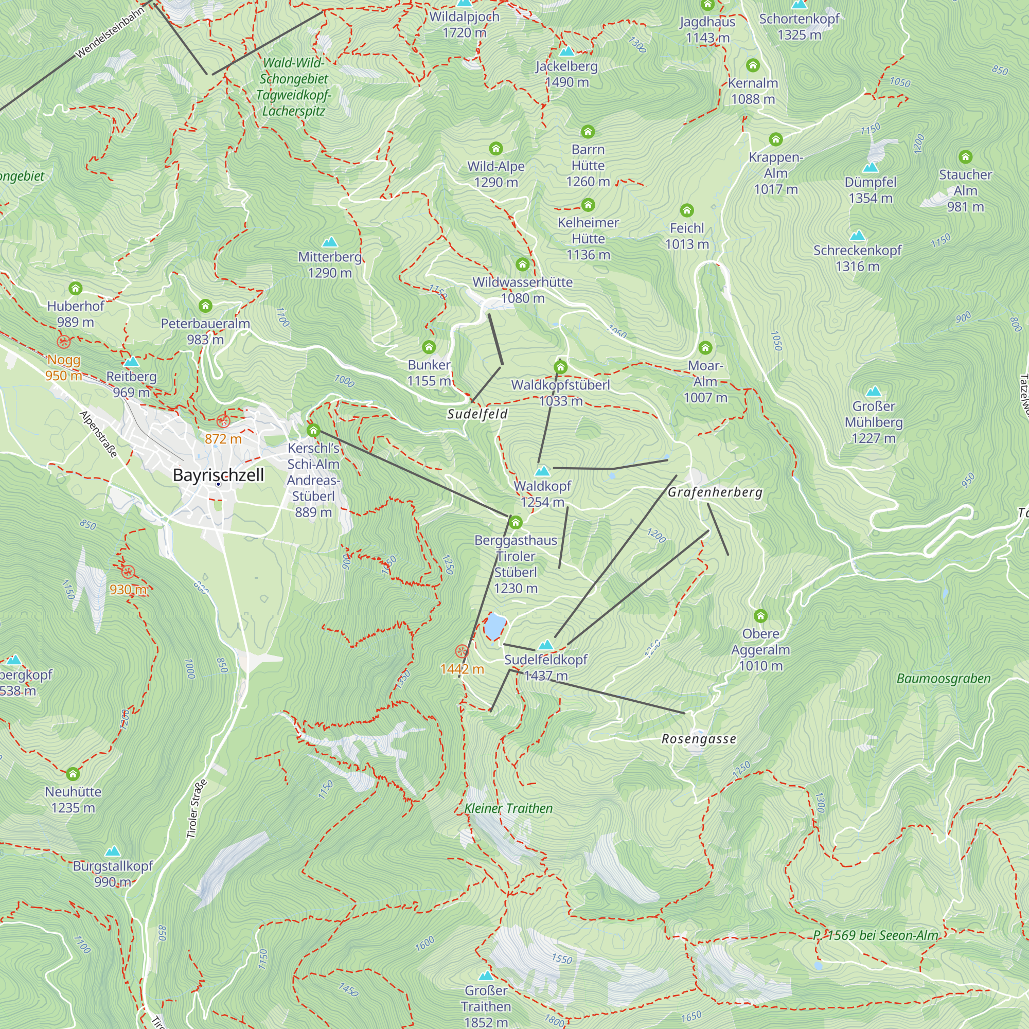 Bergrettungsstützpunkt Mittleres Sudelfeld map