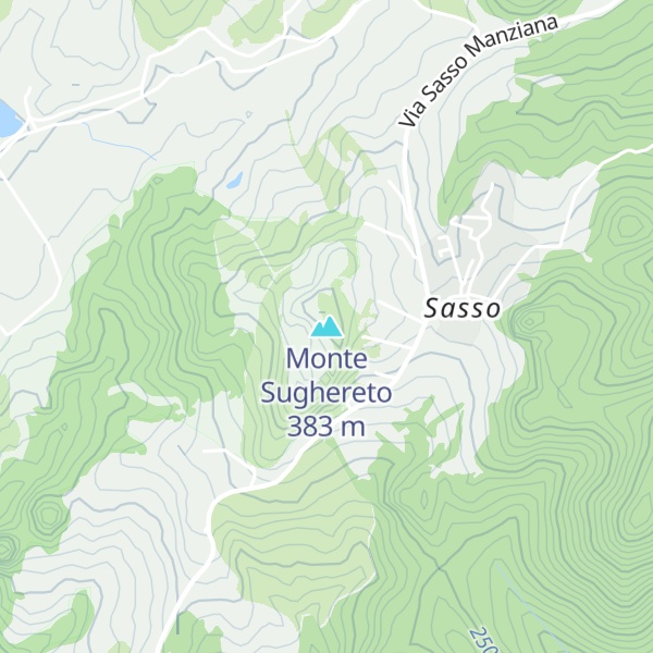 Map of Monte Sughereto