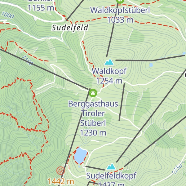 Map of Berggasthaus Tiroler Stüberl