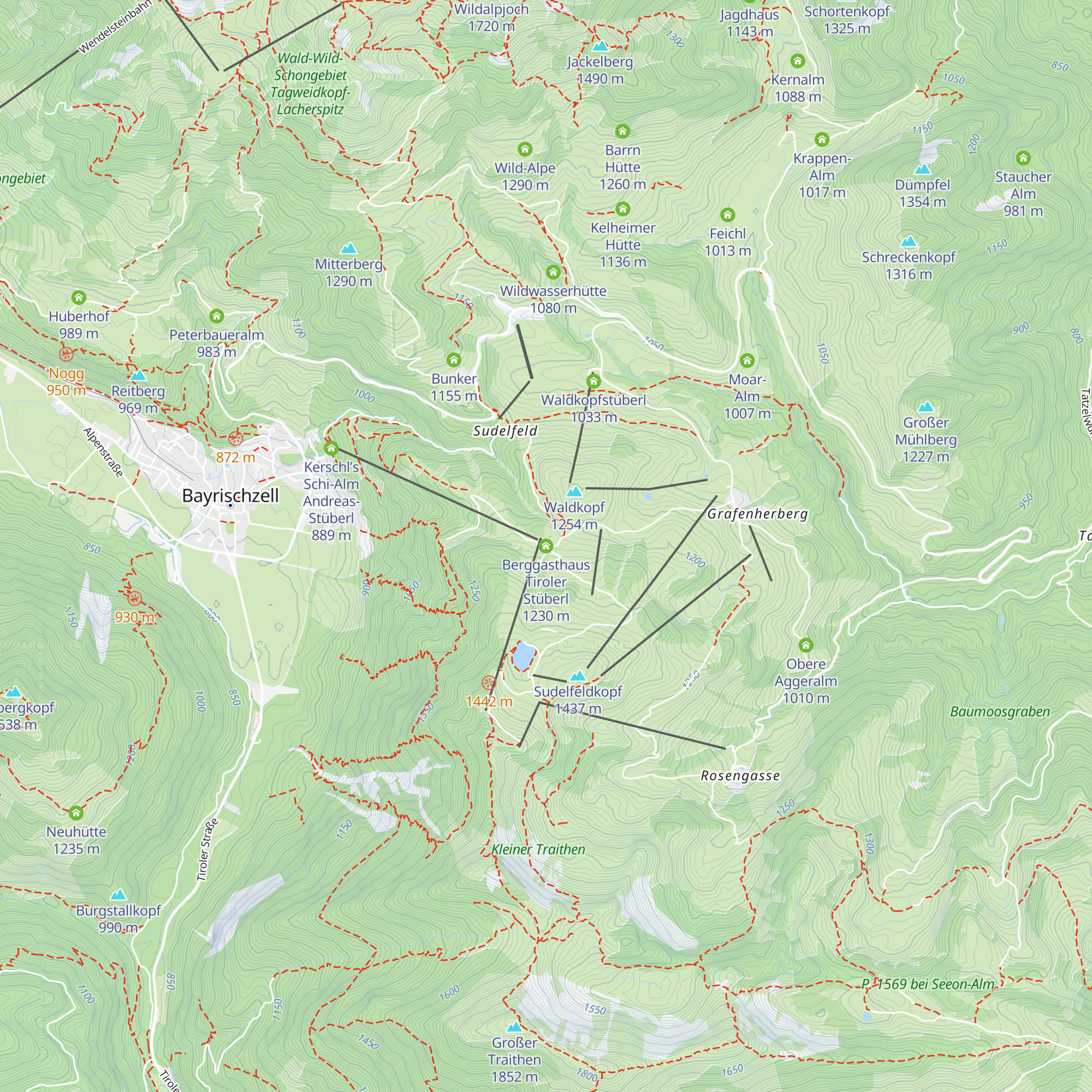 Berggasthaus Tiroler Stüberl map