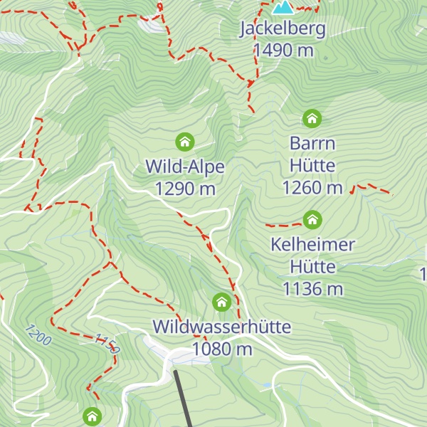 Map of Schweinsteiger Alpe