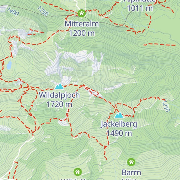 Map of Kasererwand