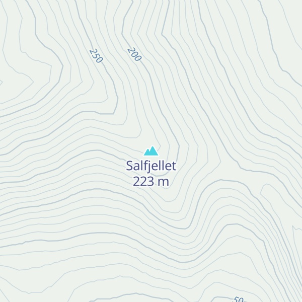 Map of Salfjellet